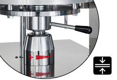 Presă blat pizza ø450mm, 600-650 grame, Nike 45