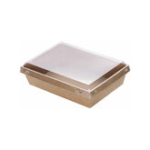 Cutie meniu carton kraft cu capac