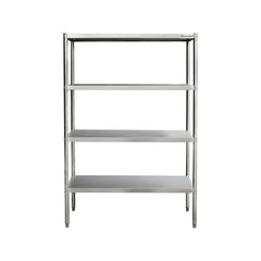 Regal mit 4 glatten Ablagen, 600 x 500 x 1600 mm, Bonner