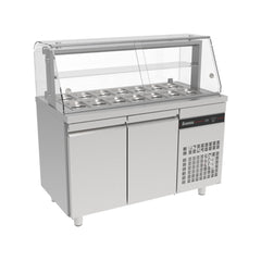 2-türiger Salatschrank, Seitenschrank und Vitrine, ZQFP99, Inomak