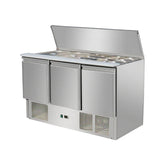 Saladetă cu 3 uși cu compartiment GN interior, GMS903, Bonner