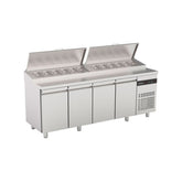 Saladetă cu 4 uși, agregat lateral și GN exterior, ZPZP9999, Inomak