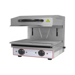 Salamandergrill mit beweglichem Kopf, Kochfläche 590 x 320 mm