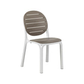 Scaun alb-tortora Erica