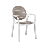 Scaun alb-tortora Palma