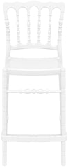 Scaun înalt alb Opera Bar 75