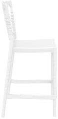 Scaun înalt alb Opera Bar 65