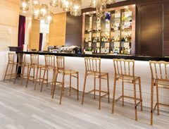 Scaun înalt auriu Opera Bar 65