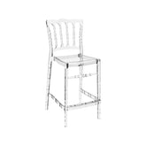 Scaun înalt transparent Opera Bar 65