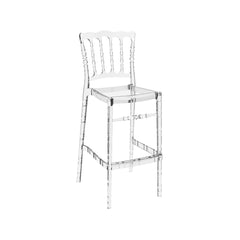 Scaun înalt transparent Opera Bar 75