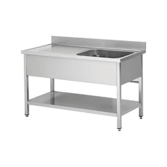 Left-hand drainer sink, 1200x600x950, Bonner