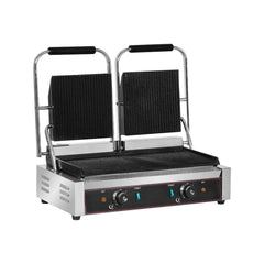 Toaster dublu 580x400x210mm, cu plăci striate, HEG-813, Bonner