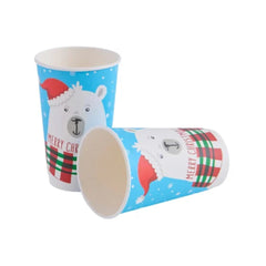 Pahar carton Craciun cu perete dublu