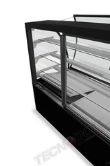 Warm display case with curved glass, 120cm, Evo Hot, Tecnodom