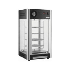 Pizza display case, 4 rotating shelves, LUNA