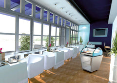 Vitrină frigorifică de banc pentru pește, 680mm - Buffet Linia XL