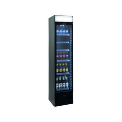 Refrigerated display case for drinks and juices, 160 liters, BO-016