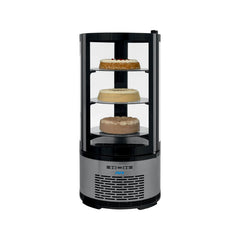 Vitrină frigorifică refrigerare ventilată rotativă, 100 litri, Sarina