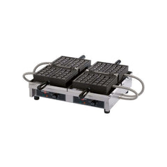 Aparat pentru vafe deschidere 180°, dublu, 3X5 Bruxelles, Krampouz