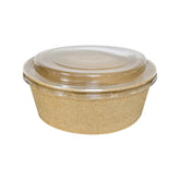 Bol salată din carton și capac