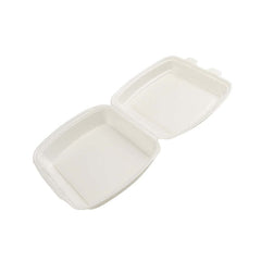Polystyrene compartmentalized casserole with MB lid