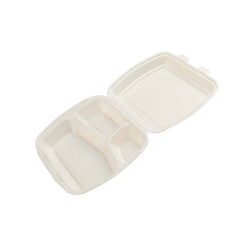 Polystyrene compartmentalized casserole with MB lid