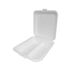 Biodegradable sugarcane menu casserole