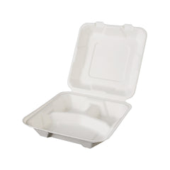 Biodegradable sugarcane menu casserole