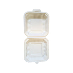 Biodegradable sugarcane menu casserole