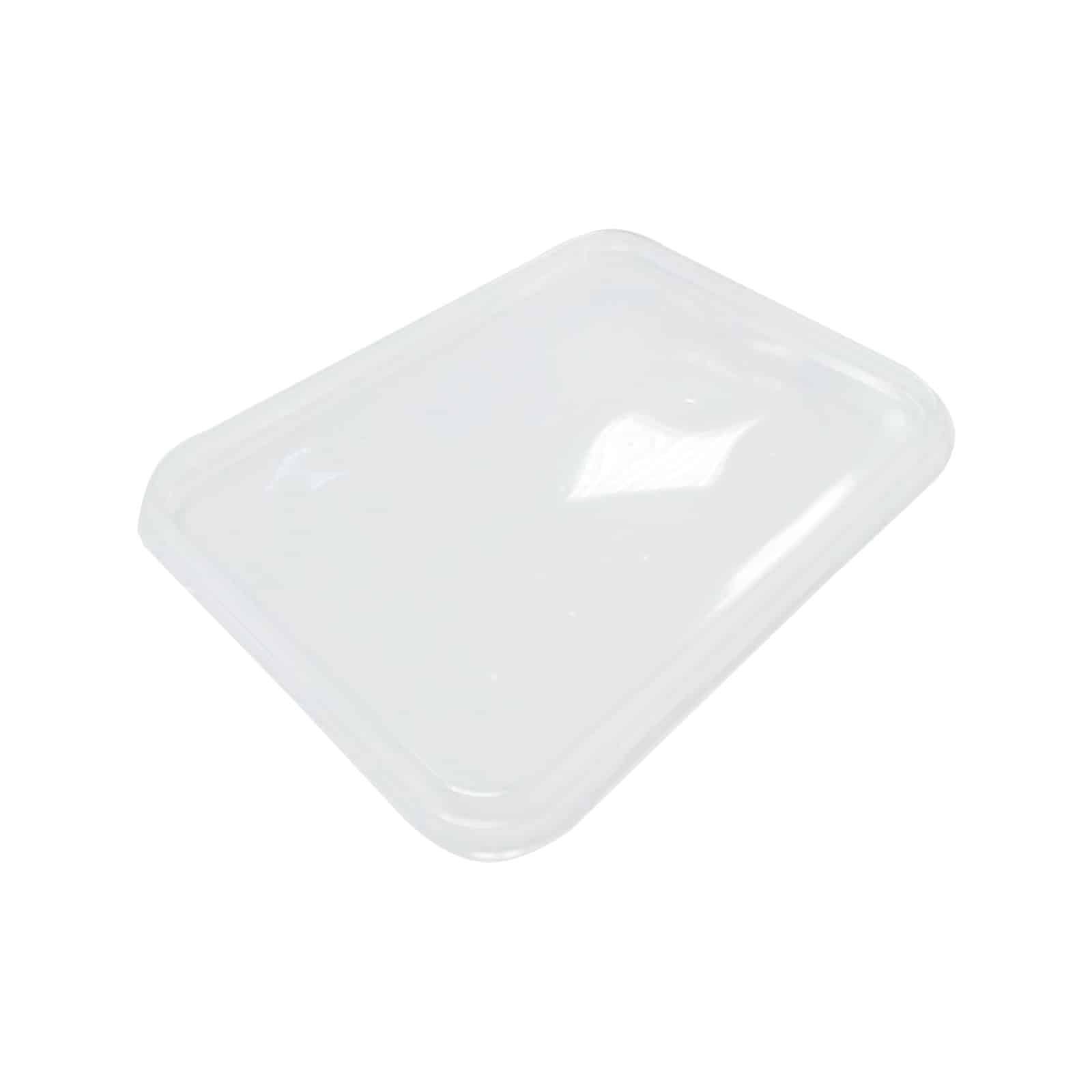 Caserolaă meniu din PP neagră-Capac