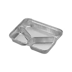 Caserolă aluminiu compartimentată