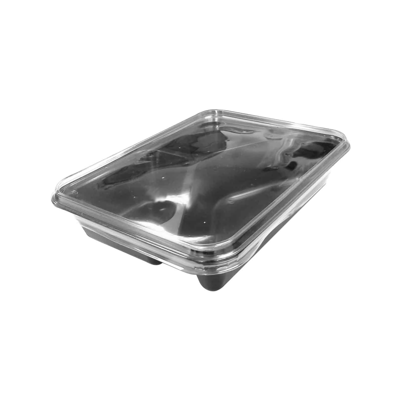 Caserolă meniu din PP neagră