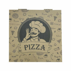 Chef Black Pizzakarton