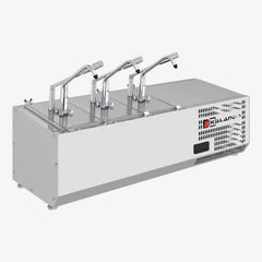 Dispenser rece pentru sosuri cu 3 pompe
