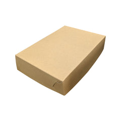 Menübox aus Kraftpapier mit laminierter Innenseite