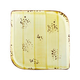 Farfurie pătrată din porțelan Sun