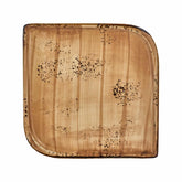 Farfurie pătrată din porțelan Vintage