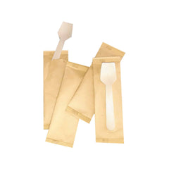 Wooden ice cream spoons