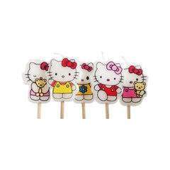 Hello Kitty candles, set of 5
