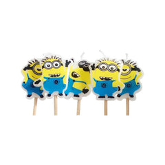 Minion candles, set of 5