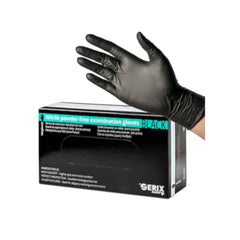 Powder-free nitrile gloves