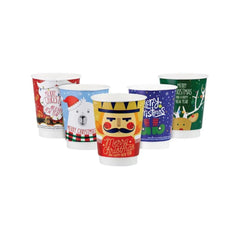 Pahar carton Craciun cu perete dublu