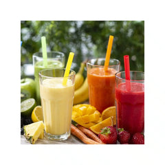 Colored biodegradable straws