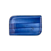 Platou rectangular din porțelan Enigma