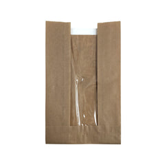 Paper bag with window