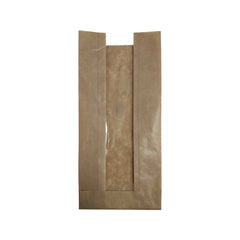 Paper bag with window