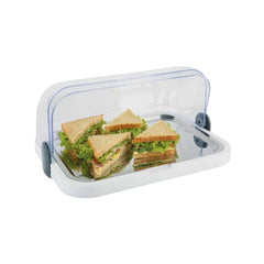 Rolltop display cooler