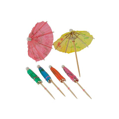 Decorative umbrella toothpicks