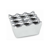 Scrumiera cu protectie la vant,Kapp - 8x8x3.5cm chrome