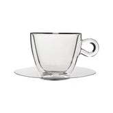 Set ceașcă și farfurie Thermic Glass